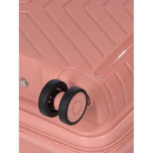 Чемодан маленький S полипропилен Snowball 20103 55×36×20см 35л Розовое золото