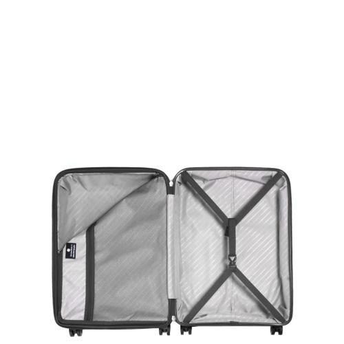 Чемодан средний M полипропилен с расширением Snowball 20103 67,5×47,5×26,5см 71+12л Черный