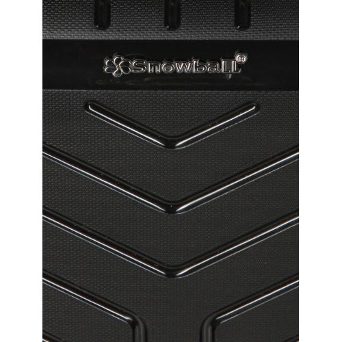 Чемодан средний M полипропилен с расширением Snowball 20103 67,5×47,5×26,5см 71+12л Черный