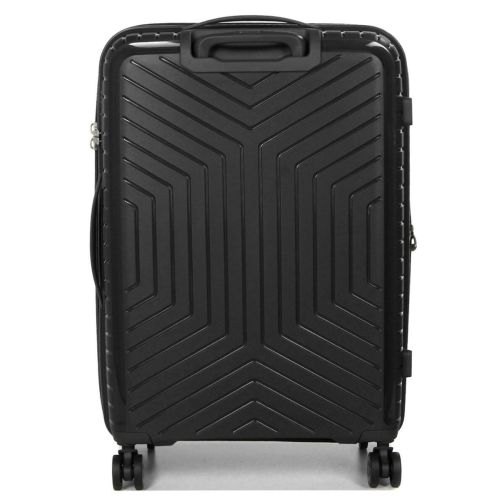 Чемодан средний M полипропилен с расширением Snowball 20103 67,5×47,5×26,5см 71+12л Черный