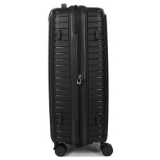 Чемодан средний M полипропилен с расширением Snowball 20103 67,5×47,5×26,5см 71+12л Черный 