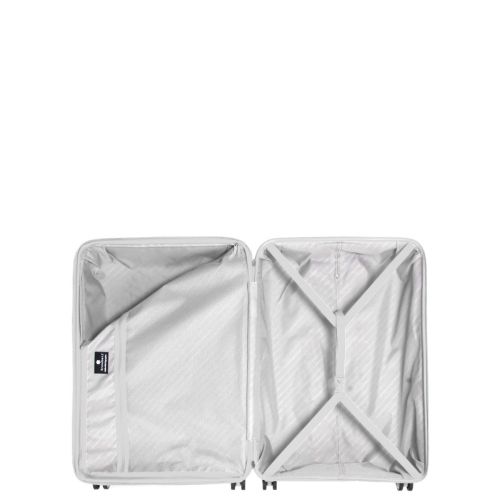 Чемодан большой L полипропилен с расширением  Snowball 20103 77,5×53,5×32,5см 116+17л Серебряный