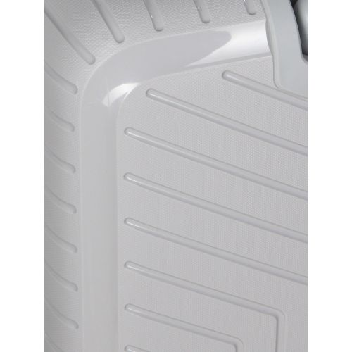 Чемодан большой L полипропилен с расширением  Snowball 20103 77,5×53,5×32,5см 116+17л Серебряный