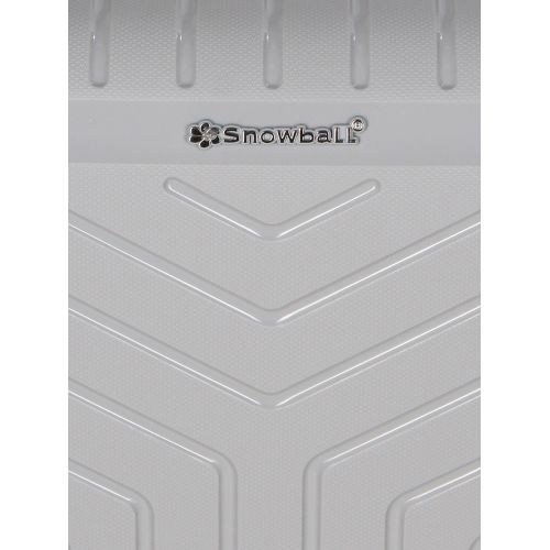 Чемодан большой L полипропилен с расширением  Snowball 20103 77,5×53,5×32,5см 116+17л Серебряный