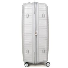 Чемодан большой L полипропилен с расширением  Snowball 20103 77,5×53,5×32,5см 116+17л Серебряный
