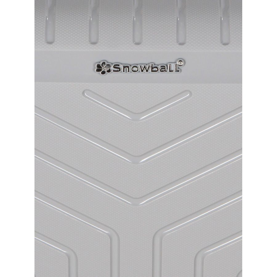 Чемодан средний M полипропилен с расширением Snowball 20103 67,5×47,5×26,5см 71+12л Серебряный