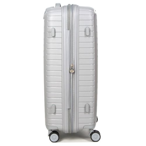 Чемодан средний M полипропилен с расширением Snowball 20103 67,5×47,5×26,5см 71+12л Серебряный