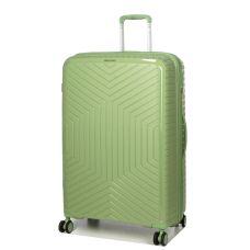 Чемодан большой L полипропилен с расширением  Snowball 20103 77,5×53,5×32,5см 116+17л Зеленый