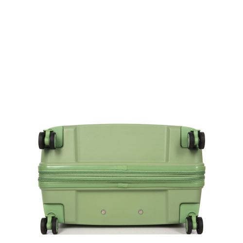 Чемодан большой L полипропилен с расширением  Snowball 20103 77,5×53,5×32,5см 116+17л Зеленый