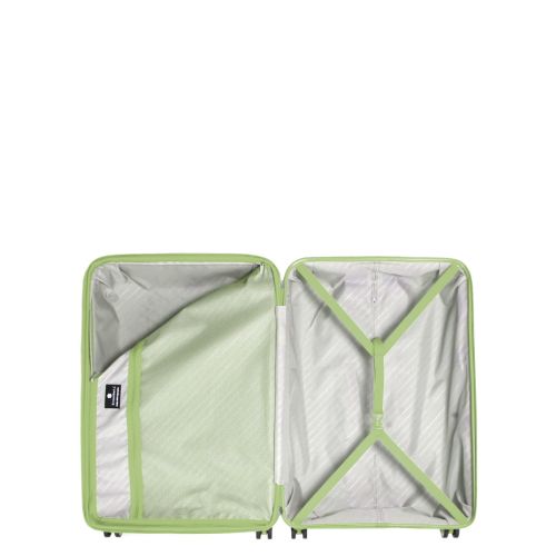 Чемодан большой L полипропилен с расширением  Snowball 20103 77,5×53,5×32,5см 116+17л Зеленый