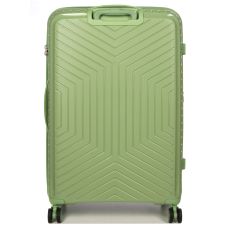 Чемодан большой L полипропилен с расширением  Snowball 20103 77,5×53,5×32,5см 116+17л Зеленый