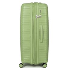 Чемодан большой L полипропилен с расширением  Snowball 20103 77,5×53,5×32,5см 116+17л Зеленый