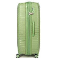 Чемодан большой L полипропилен с расширением  Snowball 20103 77,5×53,5×32,5см 116+17л Зеленый