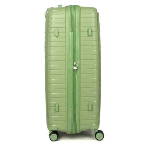 Чемодан большой L полипропилен с расширением  Snowball 20103 77,5×53,5×32,5см 116+17л Зеленый
