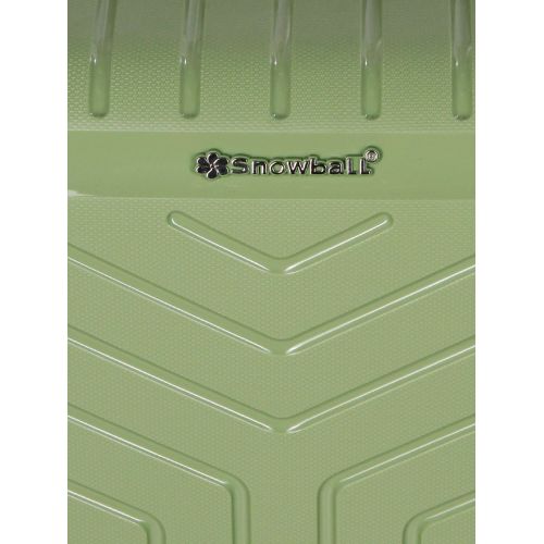 Чемодан средний M полипропилен с расширением Snowball 20103 67,5×47,5×26,5см 71+12л Зеленый