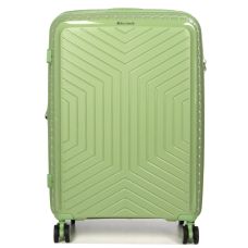Чемодан средний M полипропилен с расширением Snowball 20103 67,5×47,5×26,5см 71+12л Зеленый 