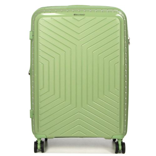 Чемодан средний M полипропилен с расширением Snowball 20103 67,5×47,5×26,5см 71+12л Зеленый
