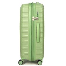 Чемодан средний M полипропилен с расширением Snowball 20103 67,5×47,5×26,5см 71+12л Зеленый 