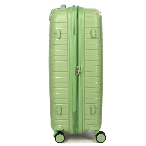 Чемодан средний M полипропилен с расширением Snowball 20103 67,5×47,5×26,5см 71+12л Зеленый