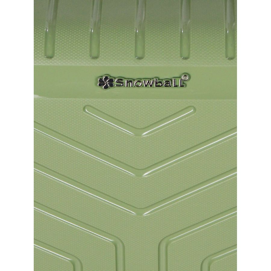 Чемодан маленький S полипропилен Snowball 20103 55×36×20см 35л Зеленый