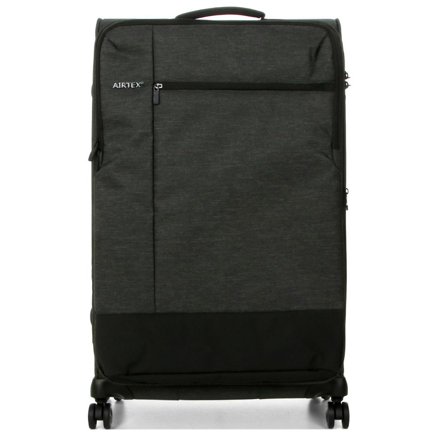 Чемодан большой L тканевый Airtex 6659 79x48x32см 121л Серый