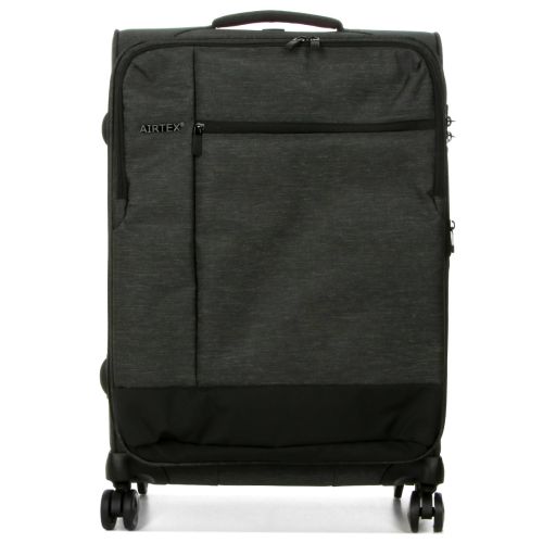 Чемодан средний М тканевый Airtex 6659 66x44x59см 85л Серый