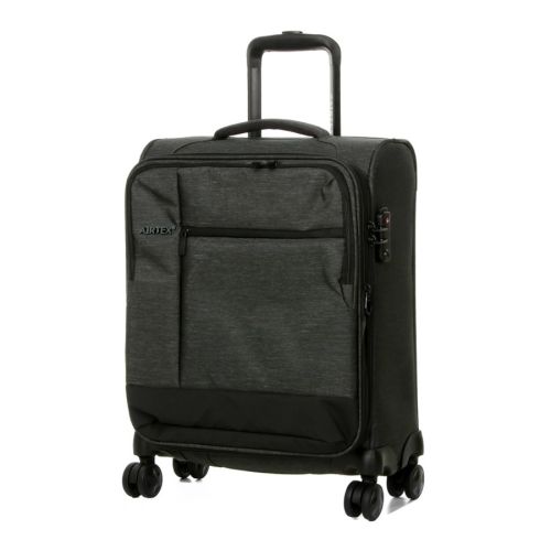 Чемодан маленький S тканевый Airtex 6659 54x40x23см 50л Серый