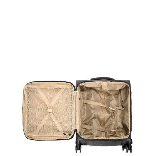 Чемодан маленький S тканевый Airtex 6659 54x40x23см 50л Серый