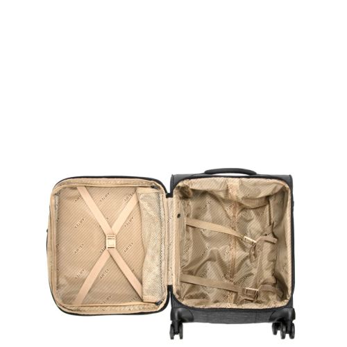 Чемодан маленький S тканевый Airtex 6659 54x40x23см 50л Серый