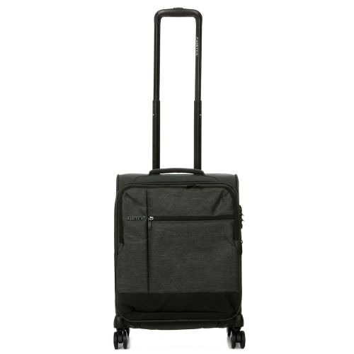 Чемодан маленький S тканевый Airtex 6659 54x40x23см 50л Серый