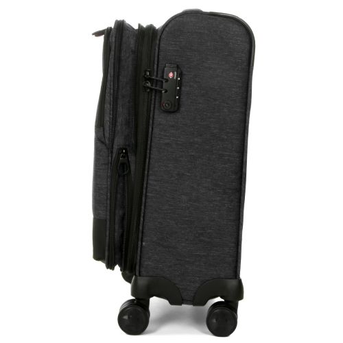 Чемодан маленький S тканевый Airtex 6659 54x40x23см 50л Серый