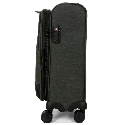 Чемодан маленький S тканевый Airtex 6659 54x40x23см 50л Серый