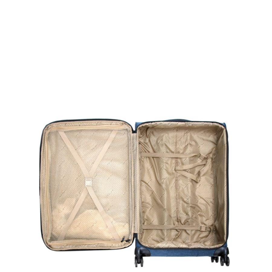 Чемодан большой L тканевый Airtex 6659 79x48x32см 121л Синий