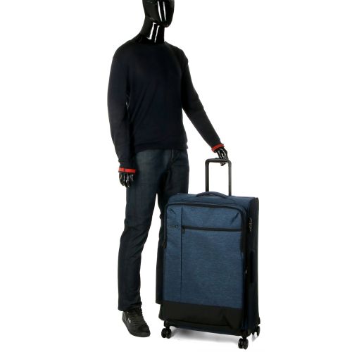 Чемодан большой L тканевый Airtex 6659 79x48x32см 121л Синий