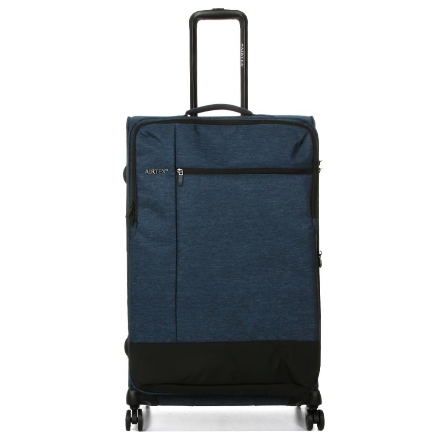 Чемодан большой L тканевый Airtex 6659 79x48x32см 121л Синий