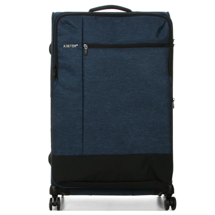 Чемодан большой L тканевый Airtex 6659 79x48x32см 121л Синий