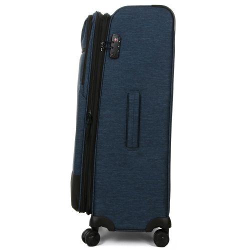 Чемодан большой L тканевый Airtex 6659 79x48x32см 121л Синий