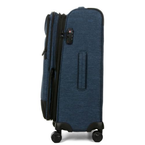 Чемодан средний М тканевый Airtex 6659 66x44x59см 85л Синий