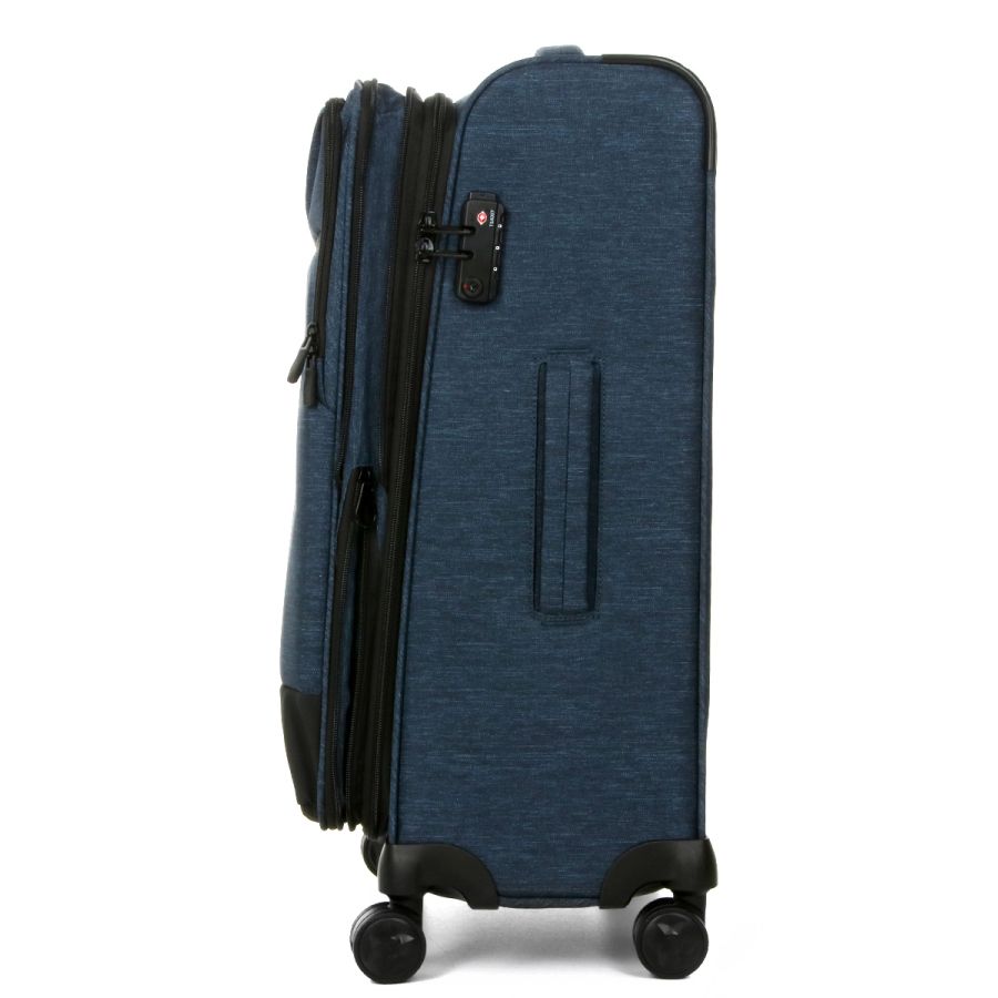Чемодан средний М тканевый Airtex 6659 66x44x59см 85л Синий