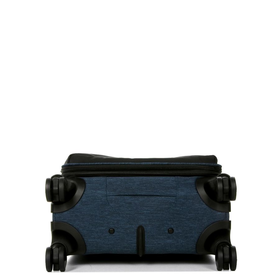 Чемодан маленький S тканевый Airtex 6659 54x40x23см 50л Синий
