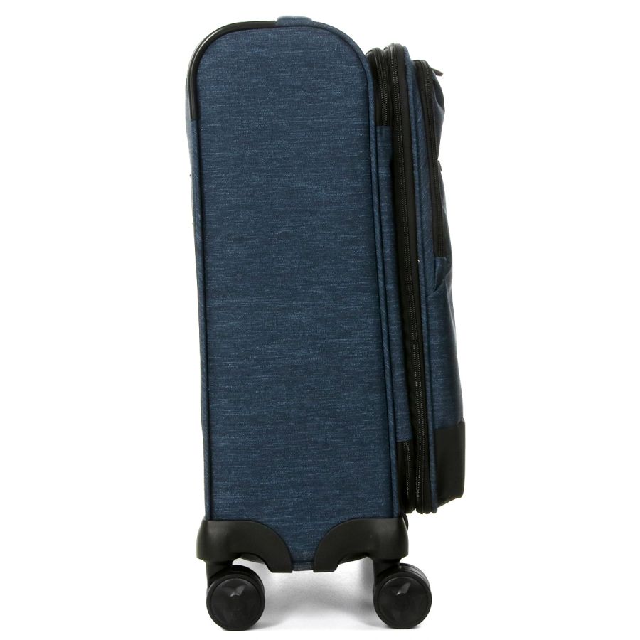 Чемодан маленький S тканевый Airtex 6659 54x40x23см 50л Синий
