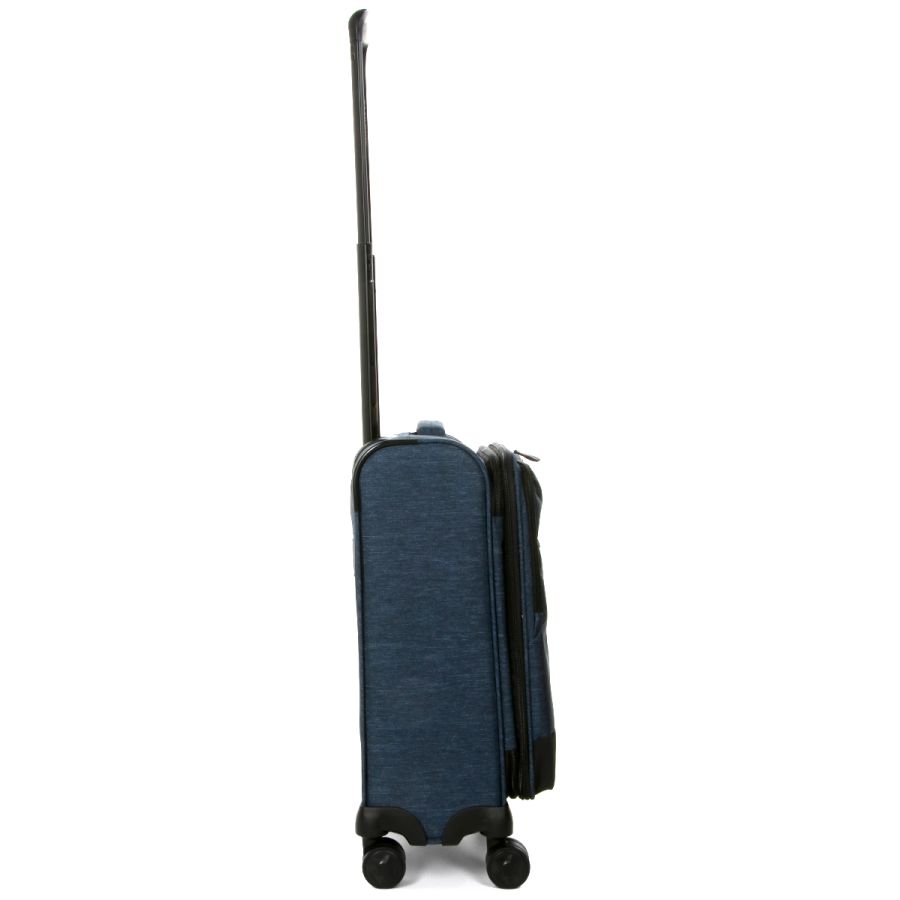 Чемодан маленький S тканевый Airtex 6659 54x40x23см 50л Синий