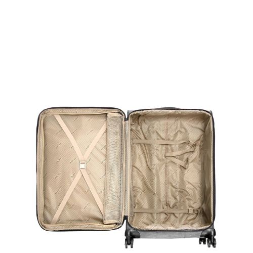 Чемодан большой L тканевый Airtex 6659 79x48x32см 121л Серебряный