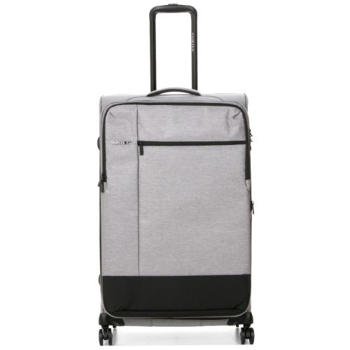 Чемодан большой L тканевый Airtex 6659 79x48x32см 121л Серебряный