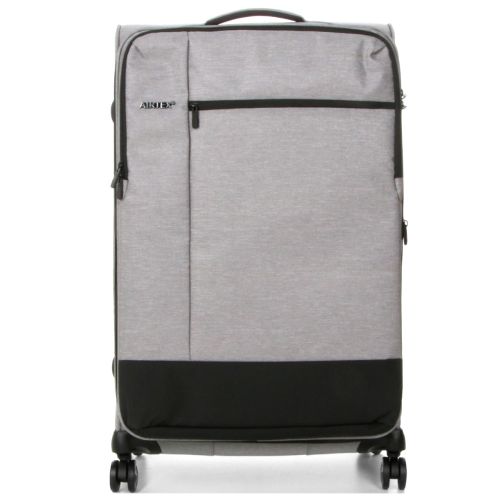 Чемодан большой L тканевый Airtex 6659 79x48x32см 121л Серебряный