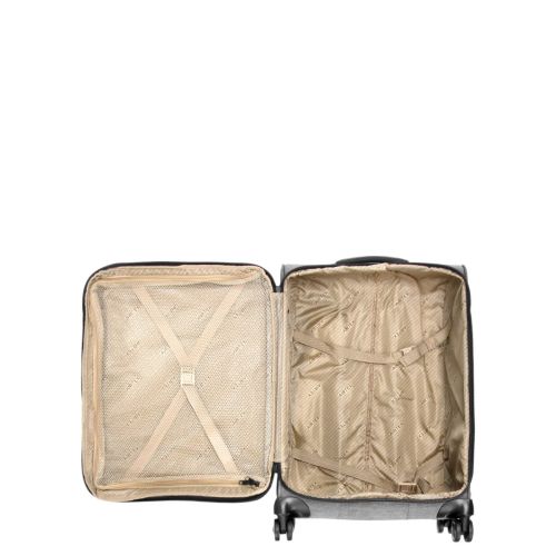 Чемодан средний М тканевый Airtex 6659 66x44x59см 85л Серебряный