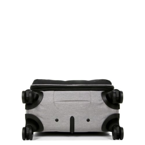 Чемодан маленький S тканевый Airtex 6659 54x40x23см 50л Серебряный