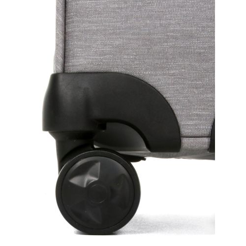 Чемодан маленький S тканевый Airtex 6659 54x40x23см 50л Серебряный