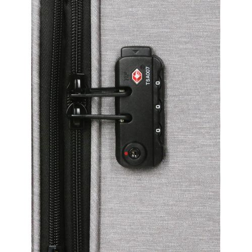 Чемодан маленький S тканевый Airtex 6659 54x40x23см 50л Серебряный