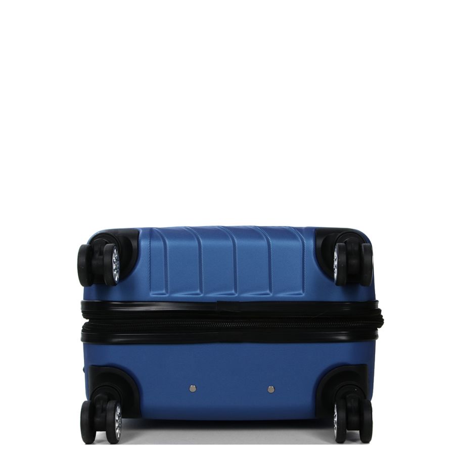 Чемодан средний M ABS-пластик Madisson Snowball 03403 68х44х27см 68+13л Темно-синий